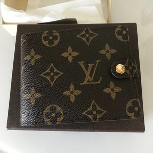 LOUIS VUITTON MONOGRAM LEATHER COVERED NOTEBOOK